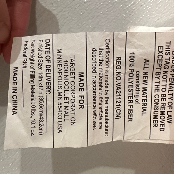 Brand new heart shaped pillow pink - Picture 6 of 6